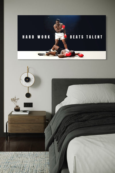 Muhammad Ali: Hard Work Beats Talent