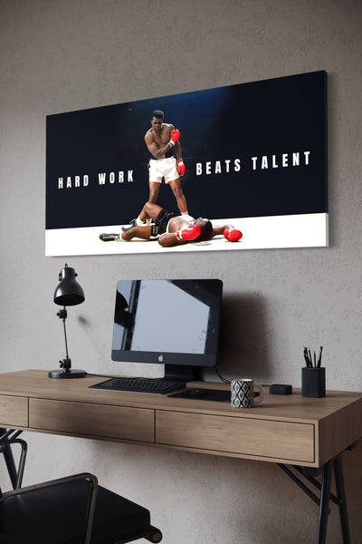 Muhammad Ali: Hard Work Beats Talent