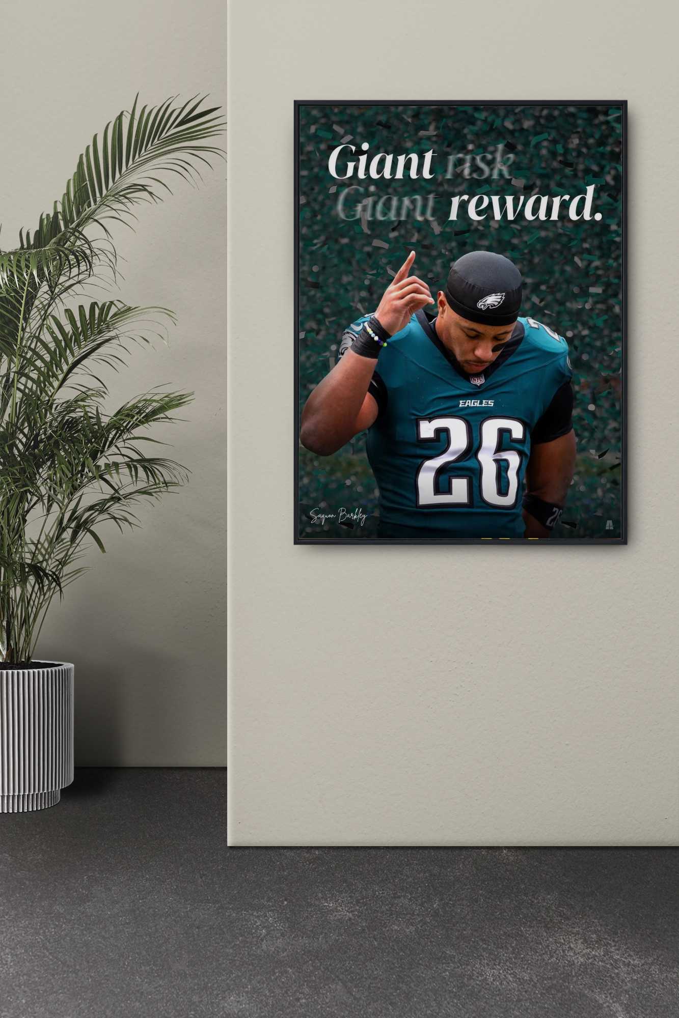 Saquon Barkley: Giant reward