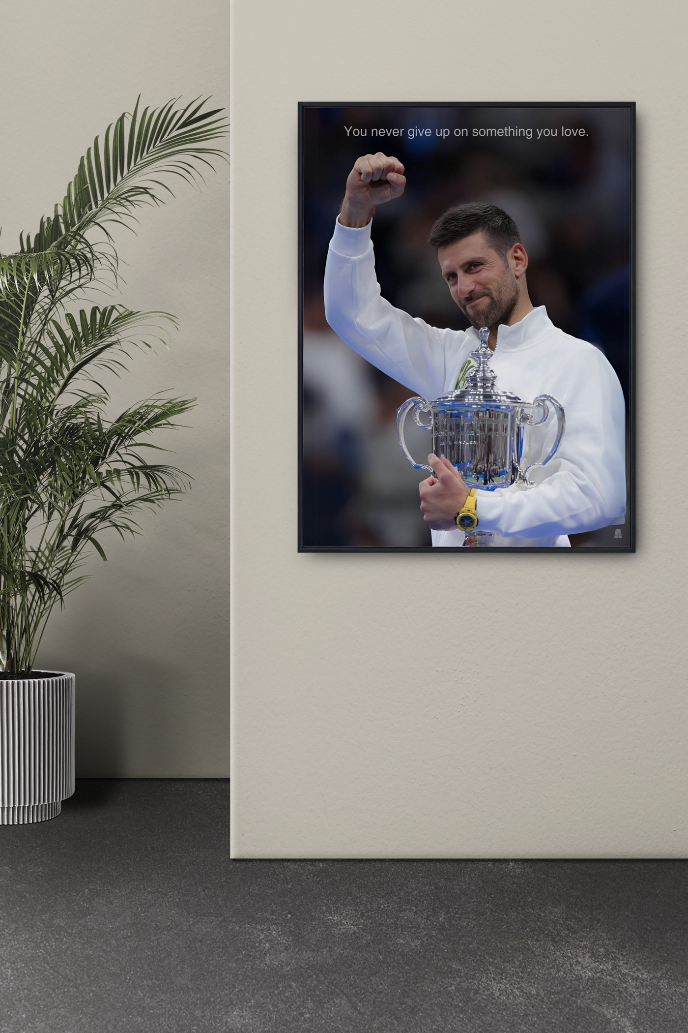 Novak Djokovic: Never give up on something you love