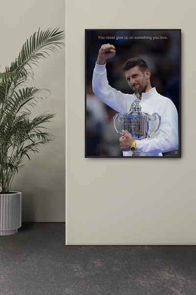 Novak Djokovic: Never give up on something you love