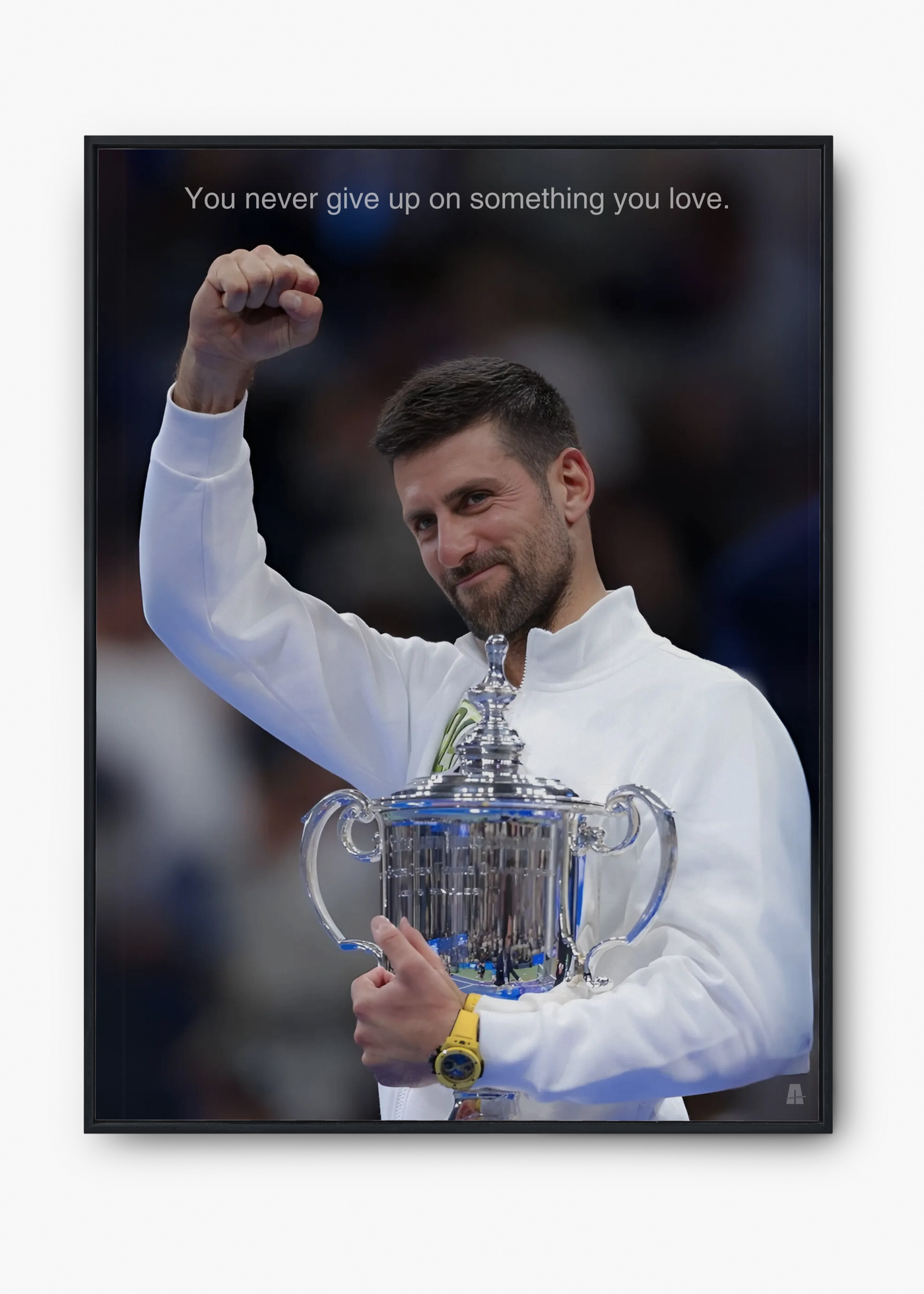 Novak Djokovic: Never give up on something you love