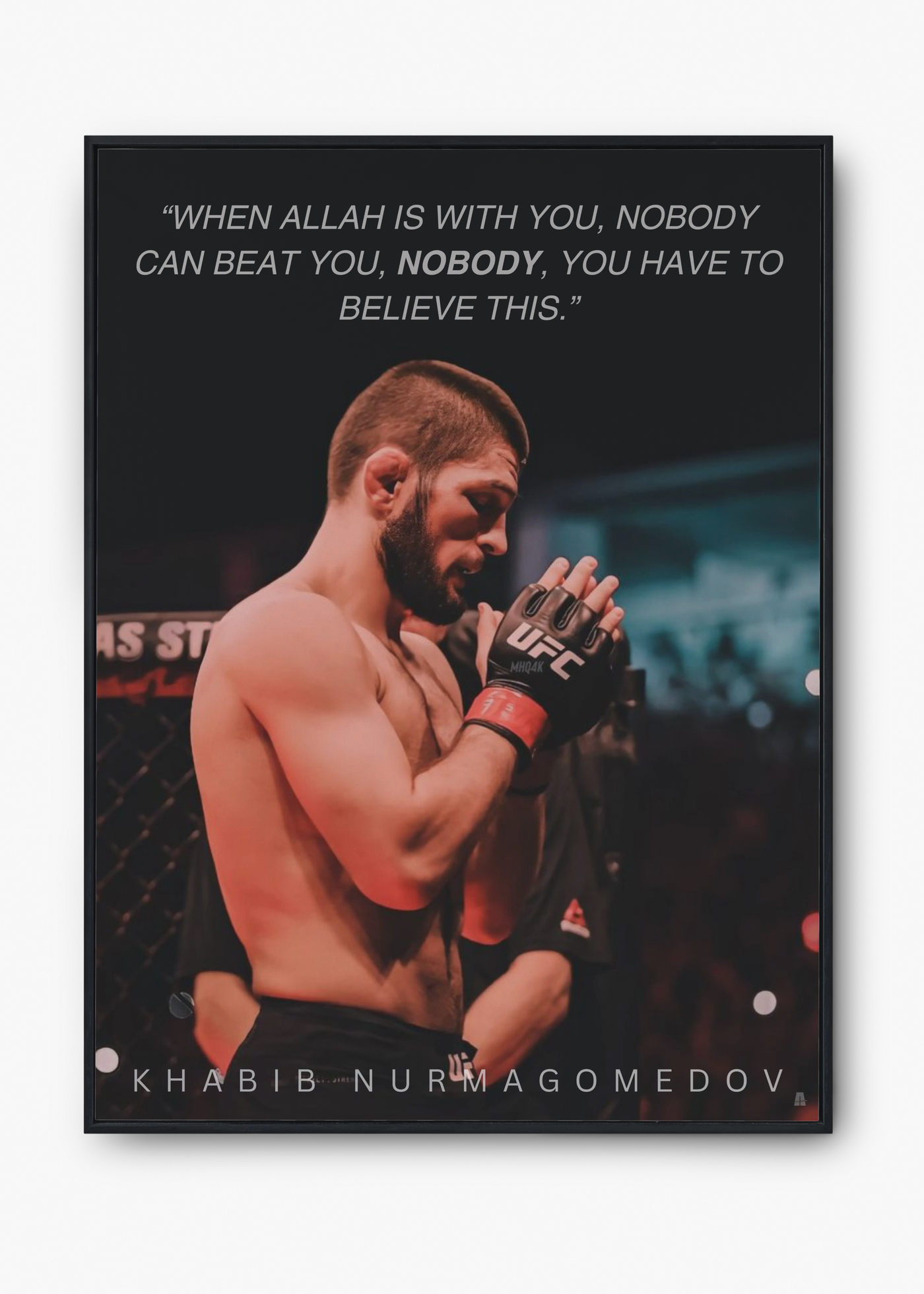 Khabib Nurmagomedov: Nobody can beat you